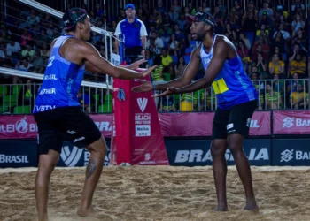 Circuito, Mundial de, vôlei de, praia, Brasília, etapa, final, da competição, Brasil, Time, Brasil;